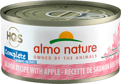 Almo Nature HQS Complete Salmon Recipe With Apple In Gravy